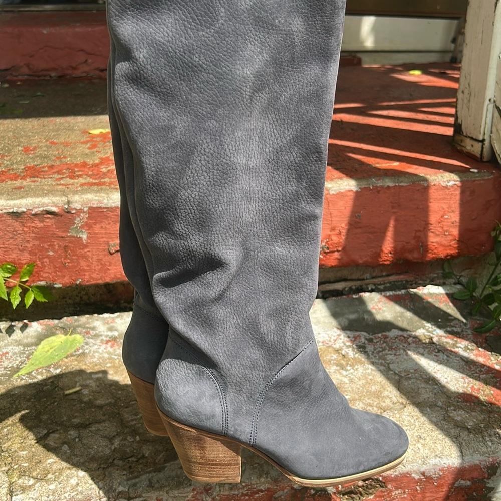 Rachel Comey Slate Blue, Long, Heeled boots